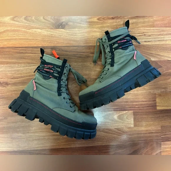 Palladium olive Revolt TX US size 10 - Picture 5 of 10